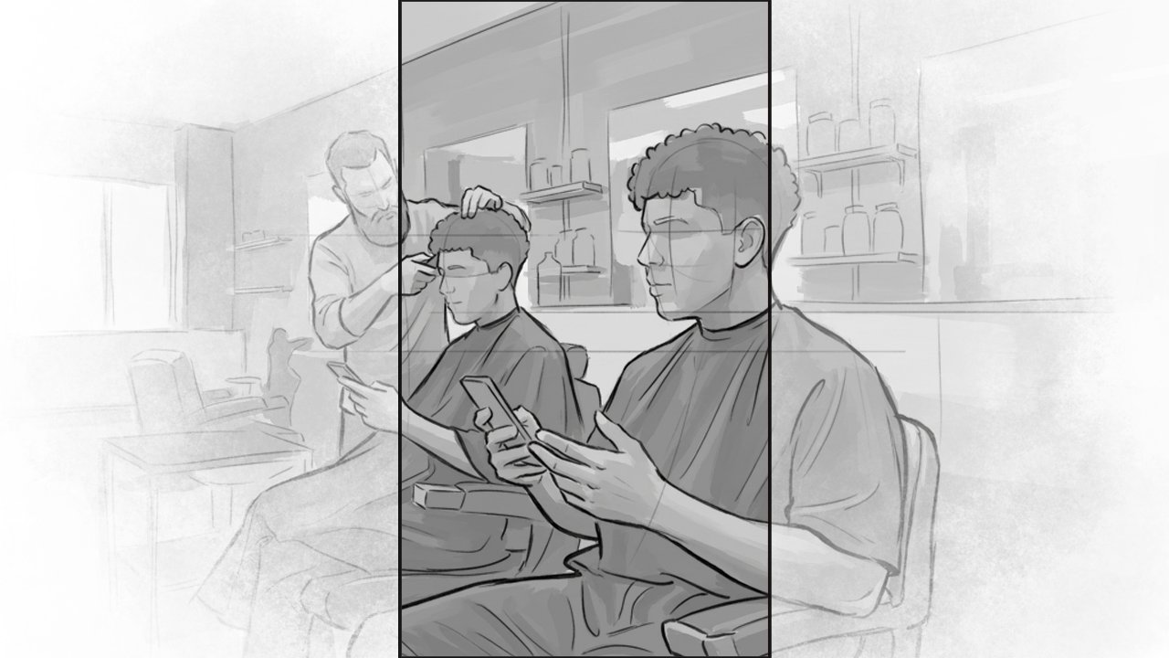 Social - Dual Aspect Ratio - storyboard frame 3 by Dakota Warren